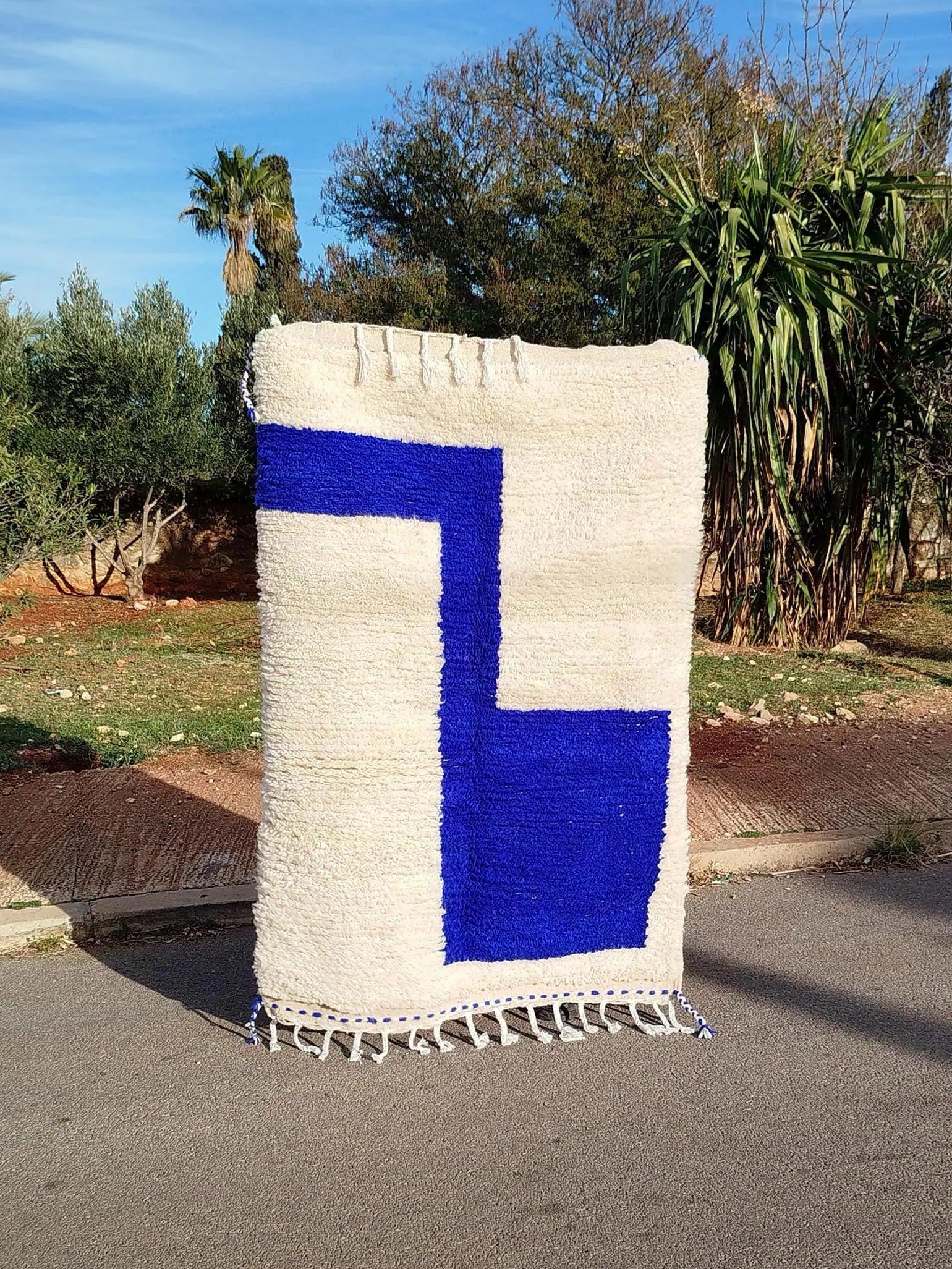 Tapis Berbère Bleu - Majorelle