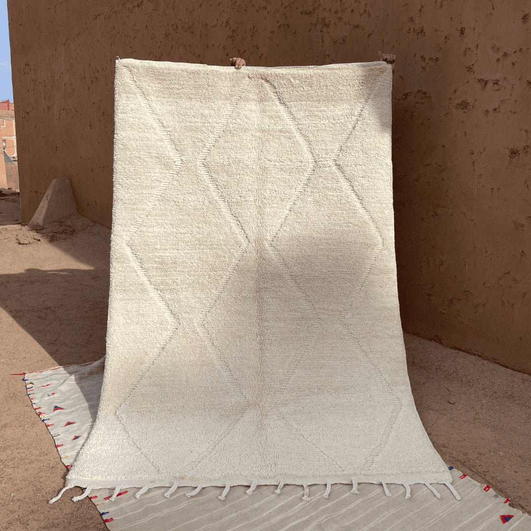 Cream Beni Ouarain Rug